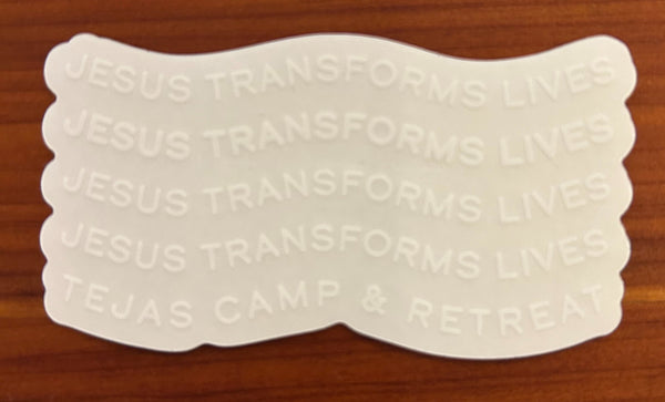 JTL clear sticker