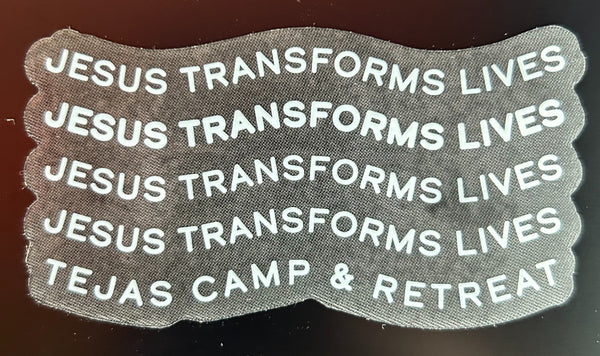 JTL clear sticker