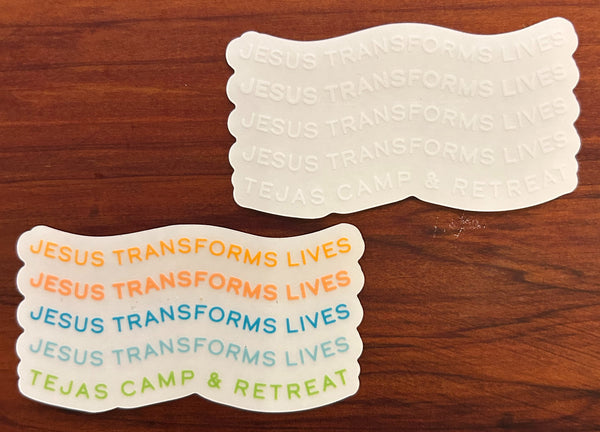 JTL clear sticker